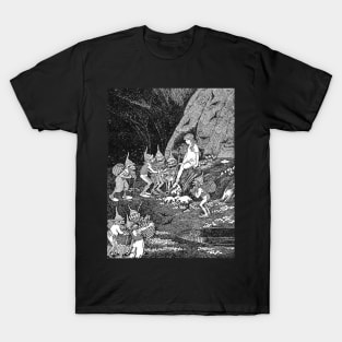 Elves and a Fairy - Ida Rentoul Outhwaite T-Shirt